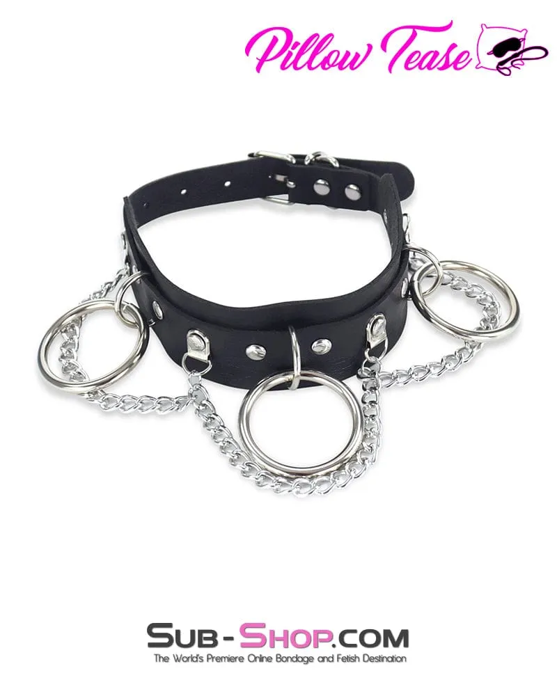 0838DL      Slave Dancer Chained Bondage Collar