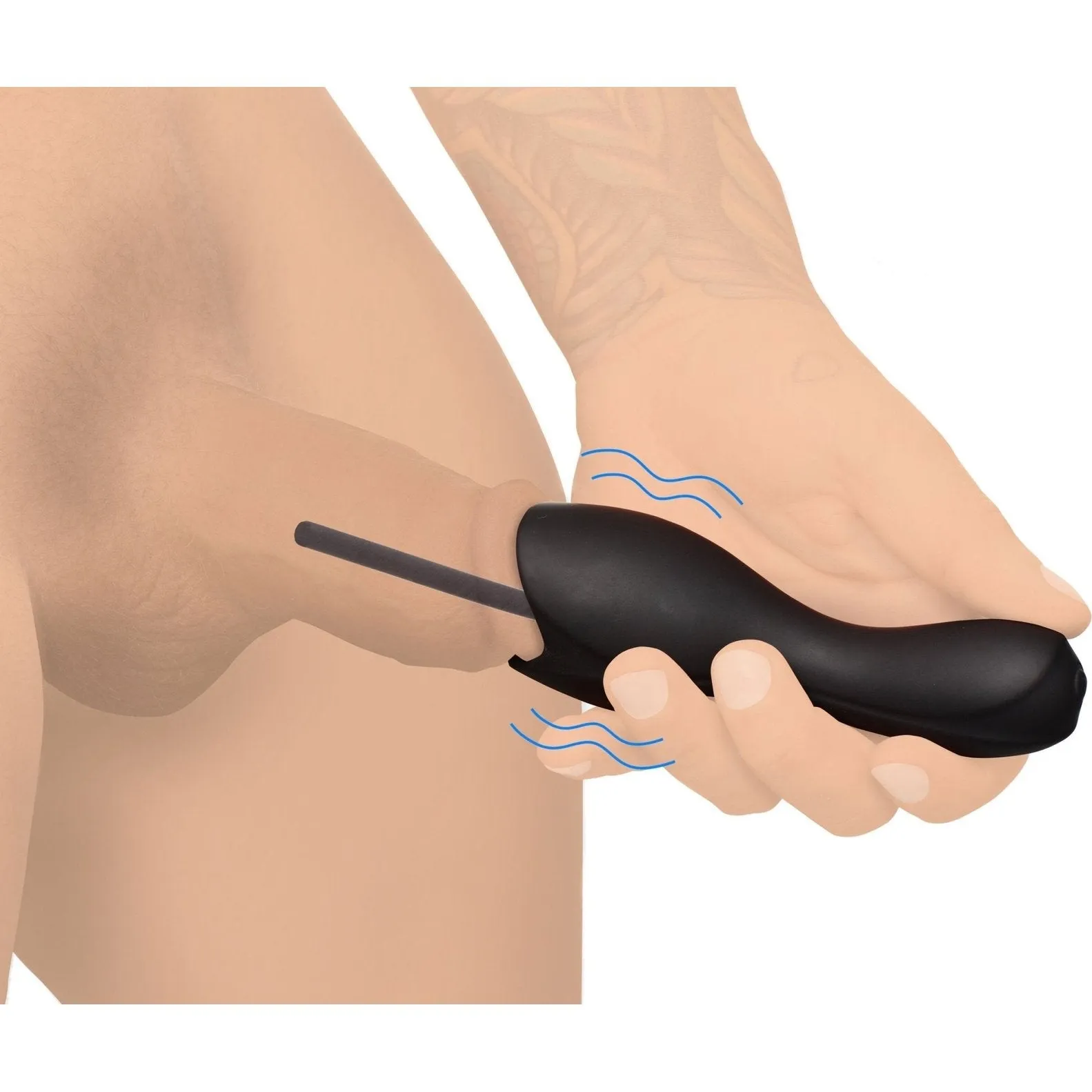 10x Vibrating Penis Head Teaser With Urethral Sounds