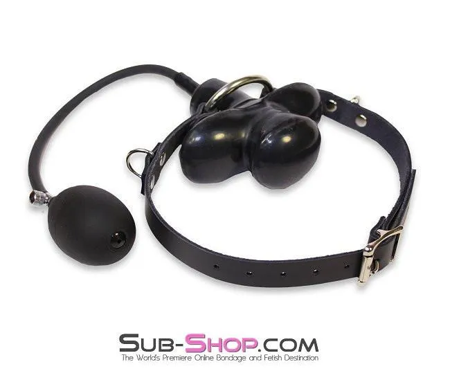 1494A      Butterfly or Penis Bulb Gag Strap