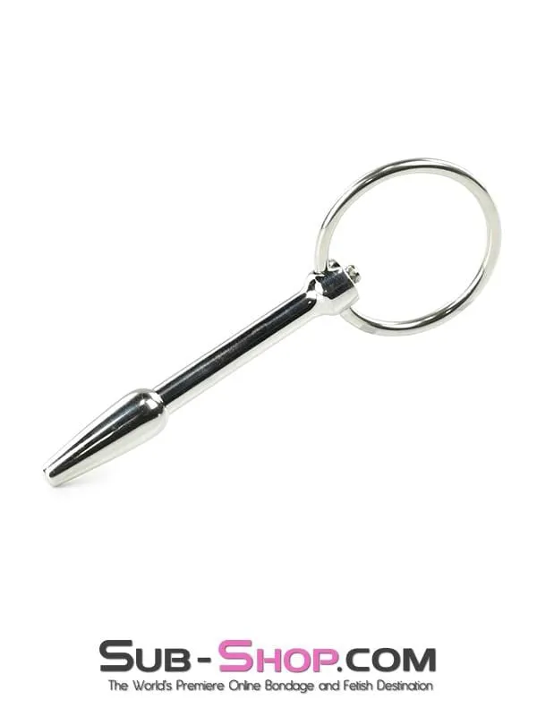 2323M      Flared Tip Electro-Stim Penis Plug - LAST CHANCE - Final Closeout!