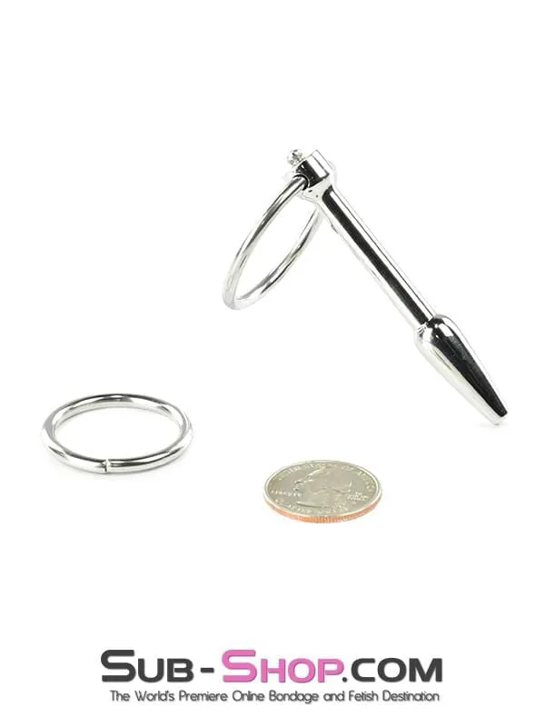 2323M      Flared Tip Electro-Stim Penis Plug - LAST CHANCE - Final Closeout!