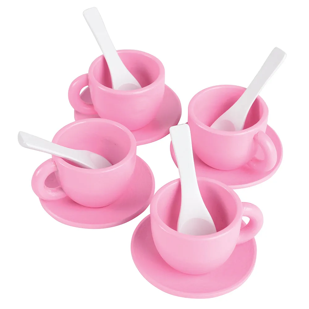 36-Piece Wooden Toy Kitchen Basics Set | Dishes, Pots, Pans & Utensils