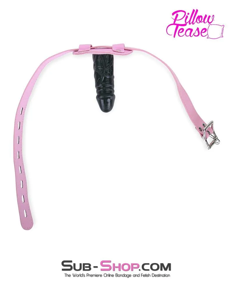 5731RS-SIS      Sissy Boi Princess Pink Kinky Mistress Deep Throat Trainer Locking 4 Penis Gag