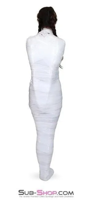 5740A-SIS      1.000 ft. Erotic Sissy Bondage Fantasy Wrap. White