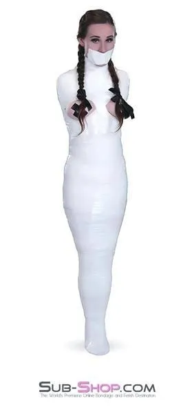 5740A-SIS      1.000 ft. Erotic Sissy Bondage Fantasy Wrap. White