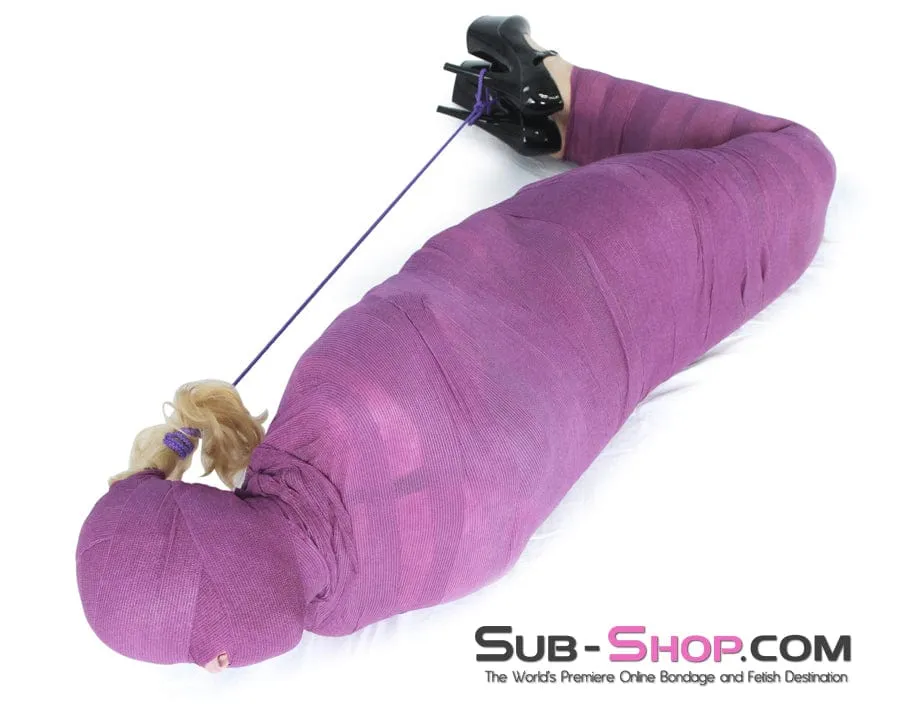 5750A-SIS      Sissy Slave Wrap-Sure Self Adhesive Bondage Wrap. Purple