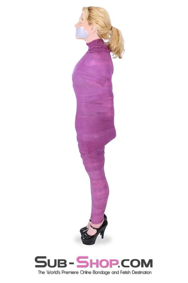 5750A-SIS      Sissy Slave Wrap-Sure Self Adhesive Bondage Wrap. Purple