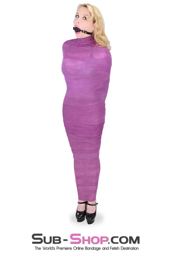 5750A-SIS      Sissy Slave Wrap-Sure Self Adhesive Bondage Wrap. Purple