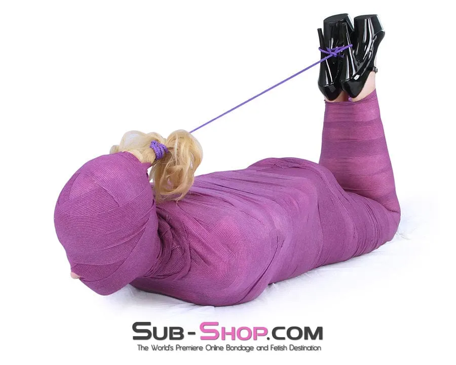 5750A-SIS      Sissy Slave Wrap-Sure Self Adhesive Bondage Wrap. Purple