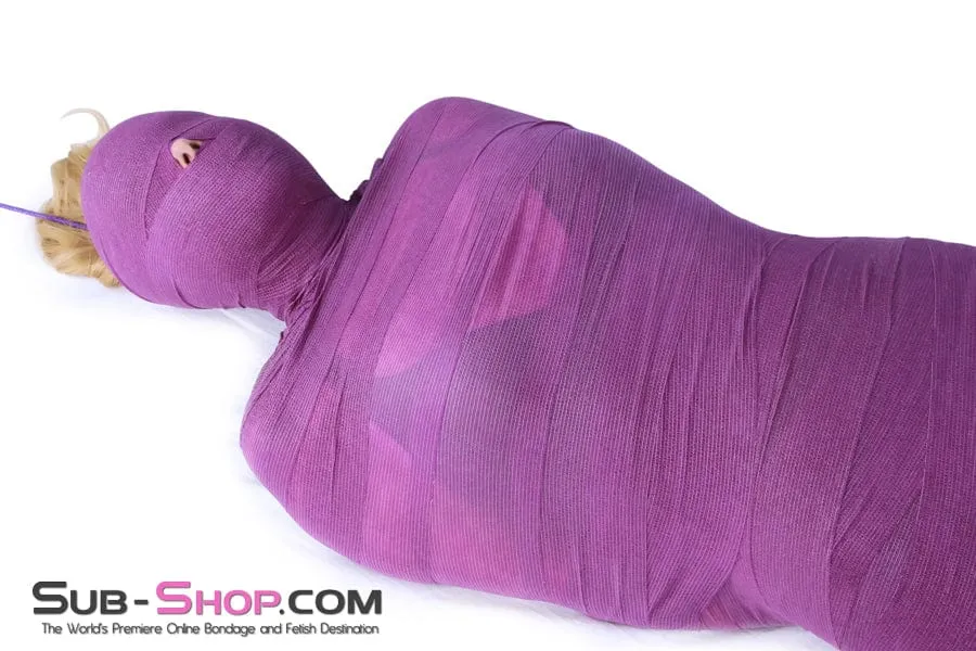 5750A-SIS      Sissy Slave Wrap-Sure Self Adhesive Bondage Wrap. Purple