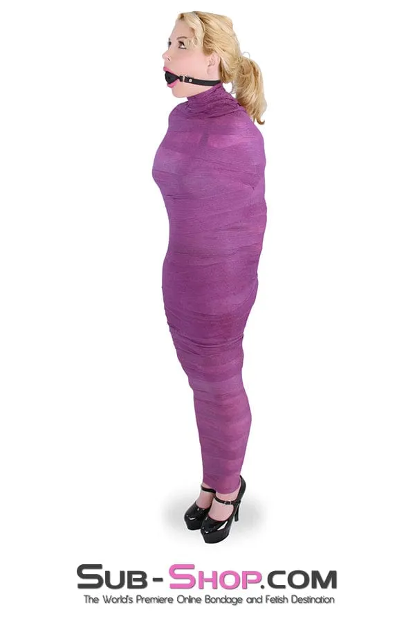 5750A-SIS      Sissy Slave Wrap-Sure Self Adhesive Bondage Wrap. Purple