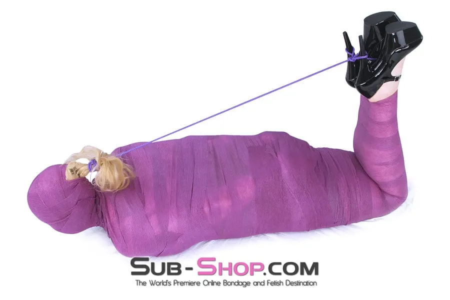 5750A-SIS      Sissy Slave Wrap-Sure Self Adhesive Bondage Wrap. Purple