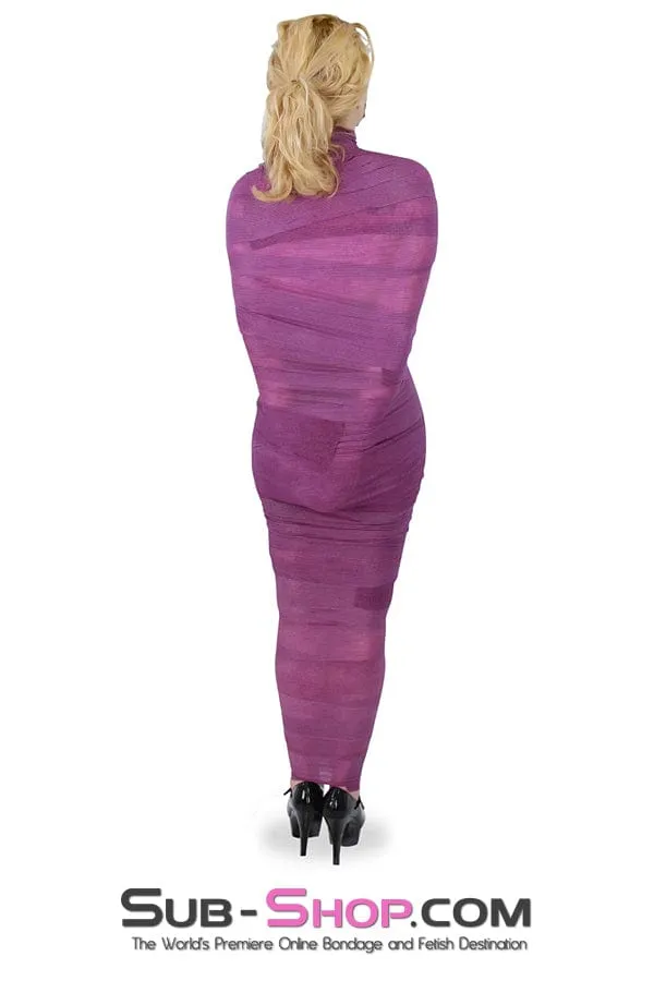 5750A-SIS      Sissy Slave Wrap-Sure Self Adhesive Bondage Wrap. Purple