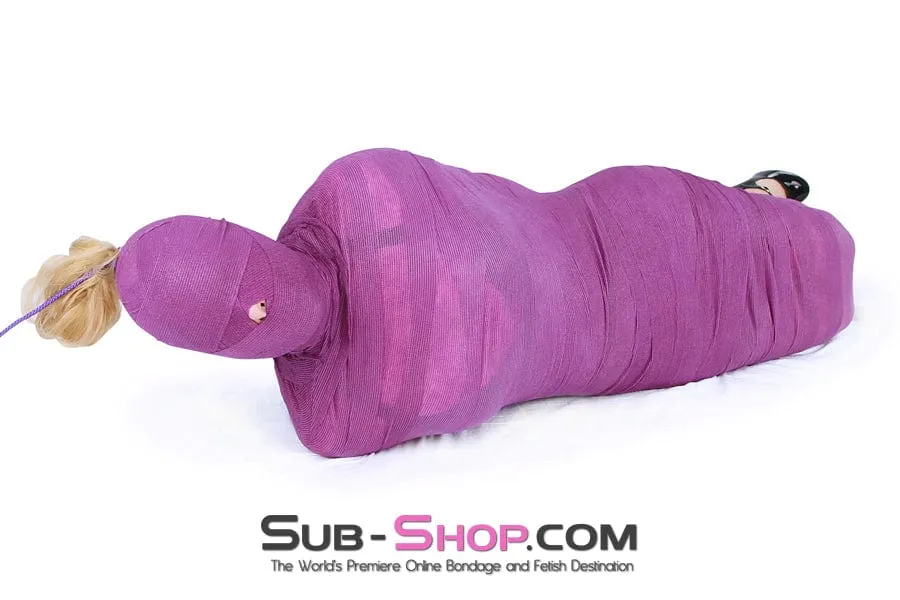 5750A-SIS      Sissy Slave Wrap-Sure Self Adhesive Bondage Wrap. Purple