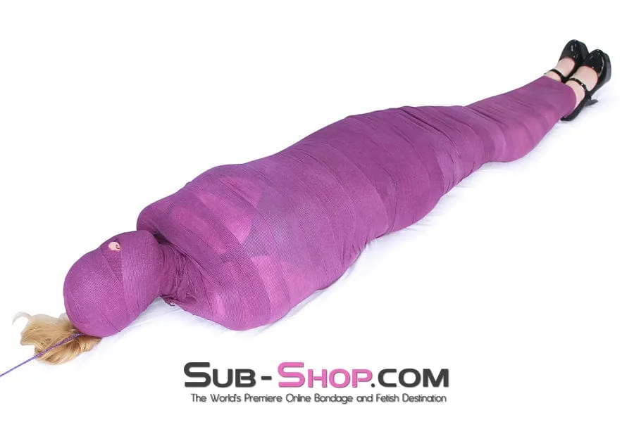 5750A-SIS      Sissy Slave Wrap-Sure Self Adhesive Bondage Wrap. Purple