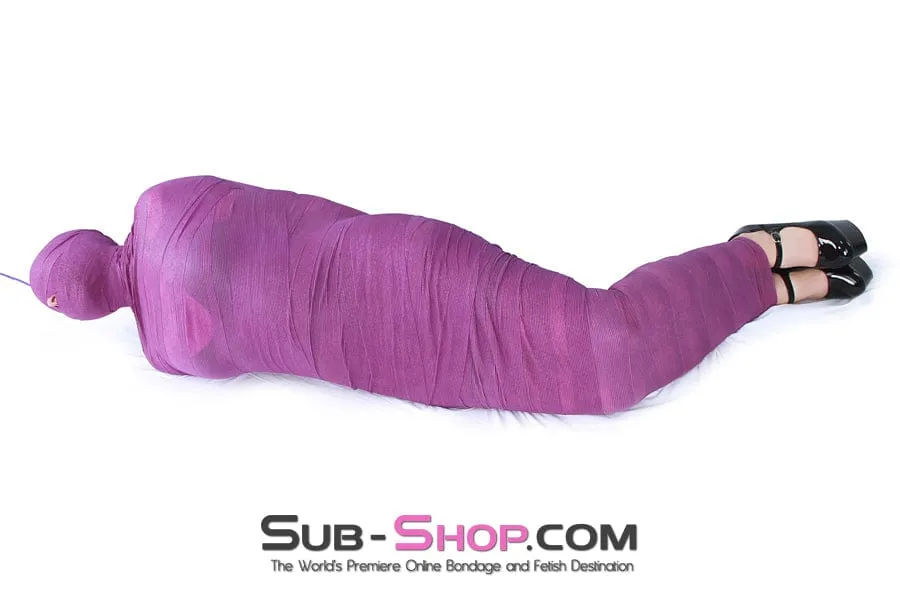 5750A-SIS      Sissy Slave Wrap-Sure Self Adhesive Bondage Wrap. Purple