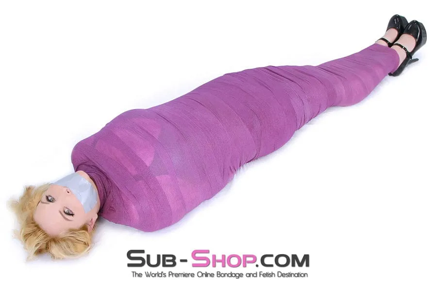 5750A-SIS      Sissy Slave Wrap-Sure Self Adhesive Bondage Wrap. Purple