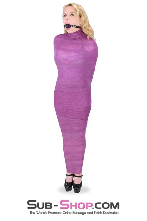5750A-SIS      Sissy Slave Wrap-Sure Self Adhesive Bondage Wrap. Purple