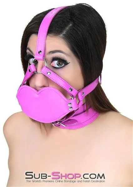 6746RS-SIS      Blow Job Sissy Boi Trainer Hot Pink Thick BDSM Mistress Penis Gag Trainer