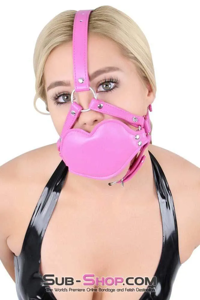 6746RS-SIS      Blow Job Sissy Boi Trainer Hot Pink Thick BDSM Mistress Penis Gag Trainer