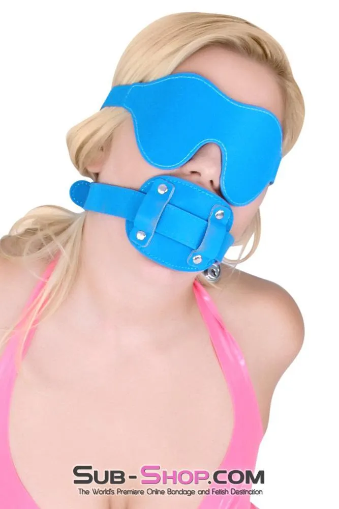 7050MQ-SIS      Tantric Blue Femdom Blowjob Sissy Bondage Trainer 2 Penis Gag