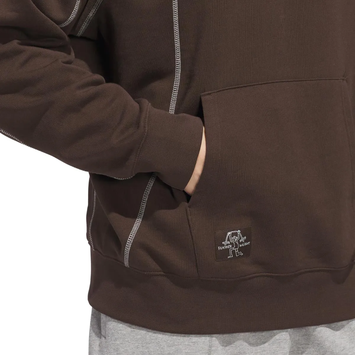 Adidas Shmoo Fw Hoodie - Dark Brown/Core White