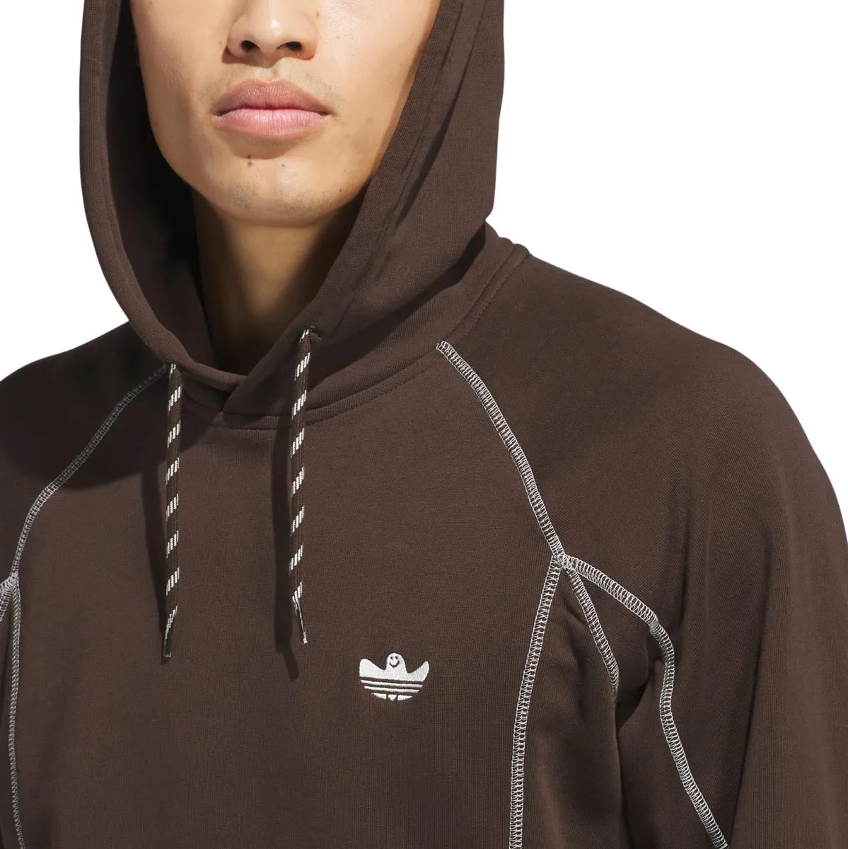 Adidas Shmoo Fw Hoodie - Dark Brown/Core White