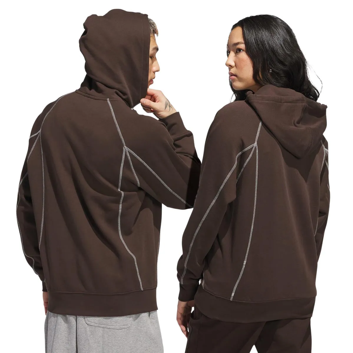 Adidas Shmoo Fw Hoodie - Dark Brown/Core White