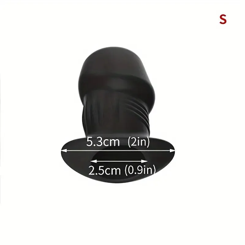 Adult Silicone Hollow Anus Plug Set Waterproof Suitable For Both Men