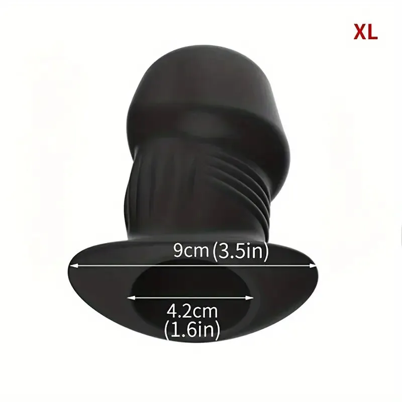 Adult Silicone Hollow Anus Plug Set Waterproof Suitable For Both Men