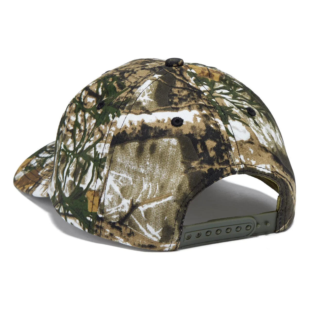 Baker Dark Wood Snapback Hat - Camo