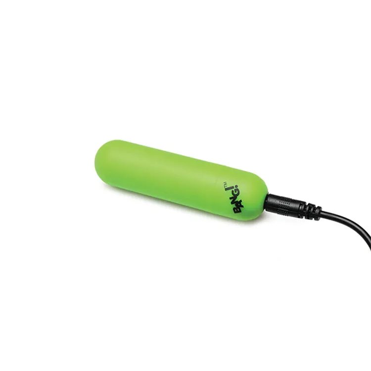 Bang! Glow-in-the-Dark Vibrating Cock Ring with Remote