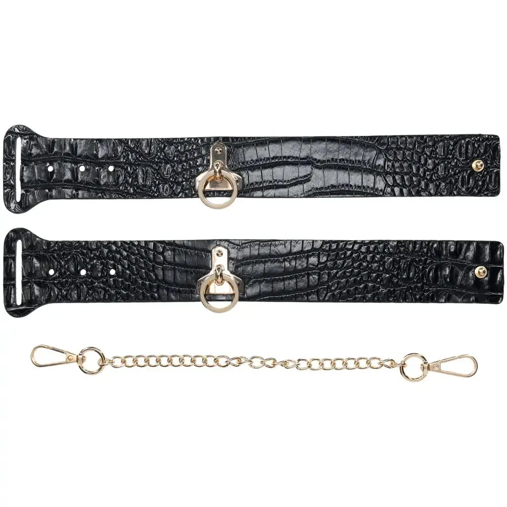 BDSM Set Rome Collection Bondage Kit w/Bag - Black