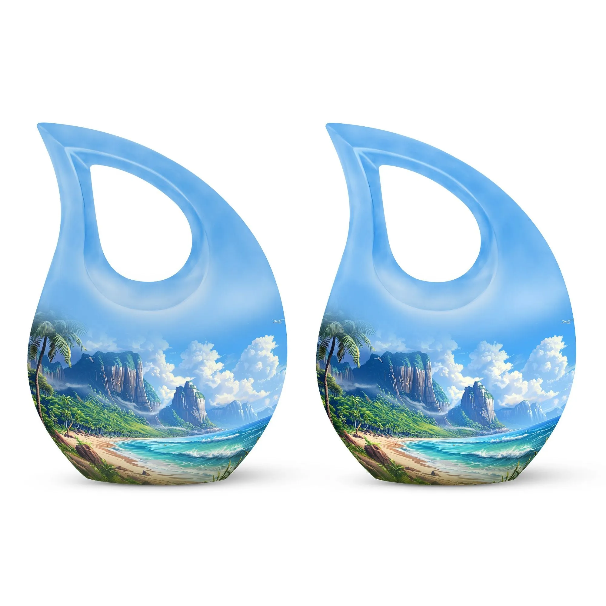 Beach Cremation Urns For Ashes Adult Male Large Memorial & Funeral Urn