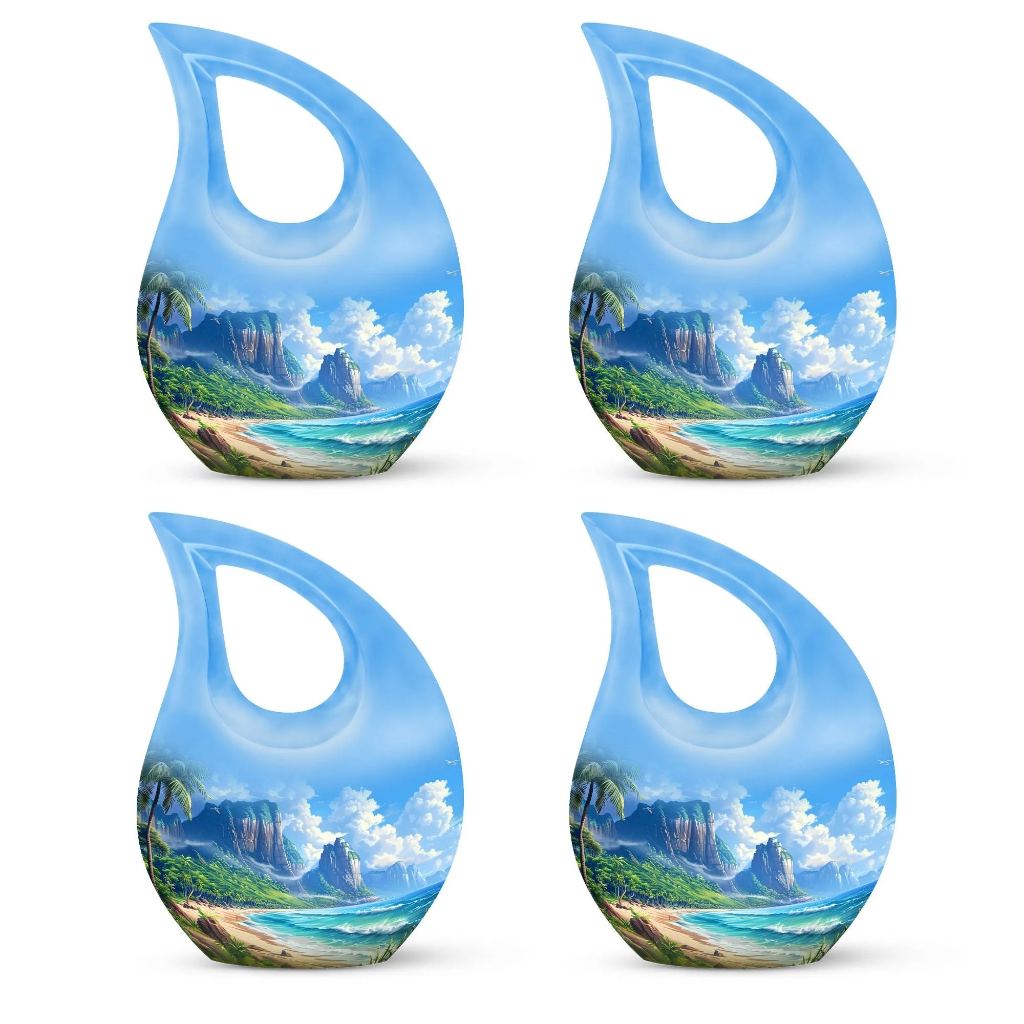 Beach Cremation Urns For Ashes Adult Male Large Memorial & Funeral Urn