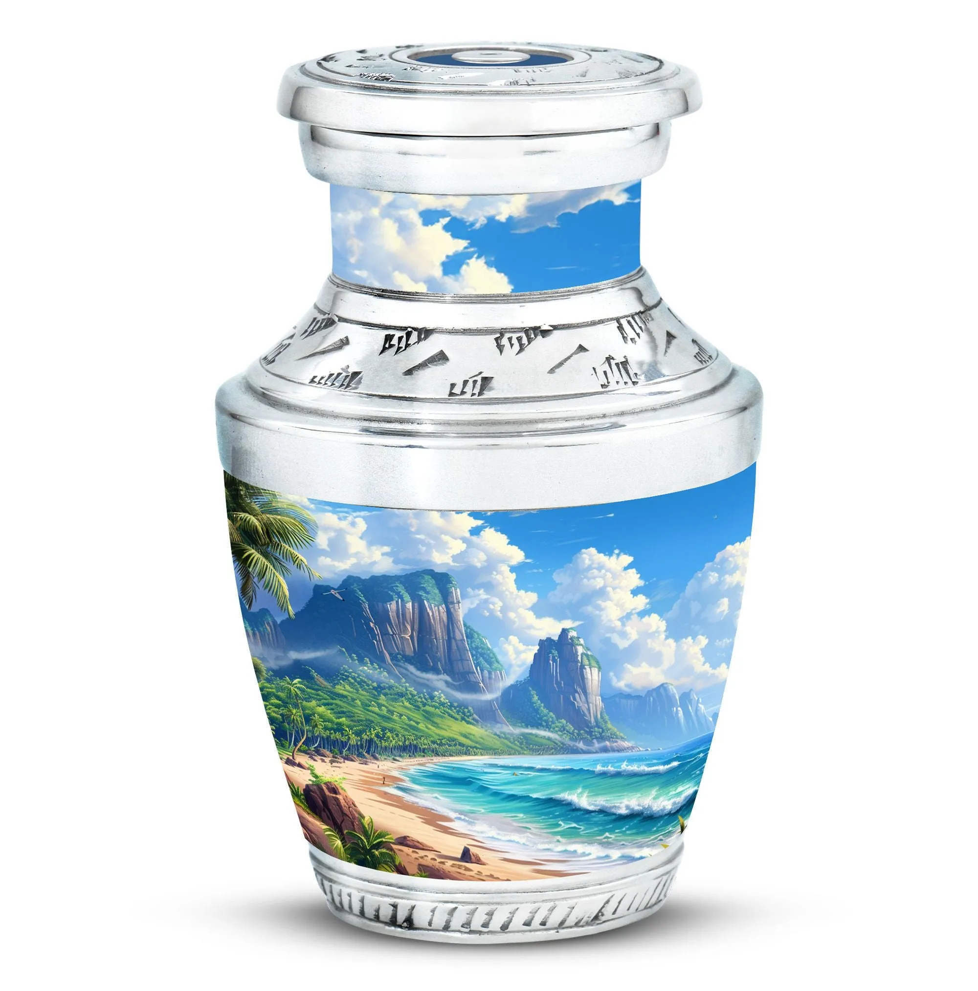Beach Cremation Urns For Ashes Adult Male Large Memorial & Funeral Urn