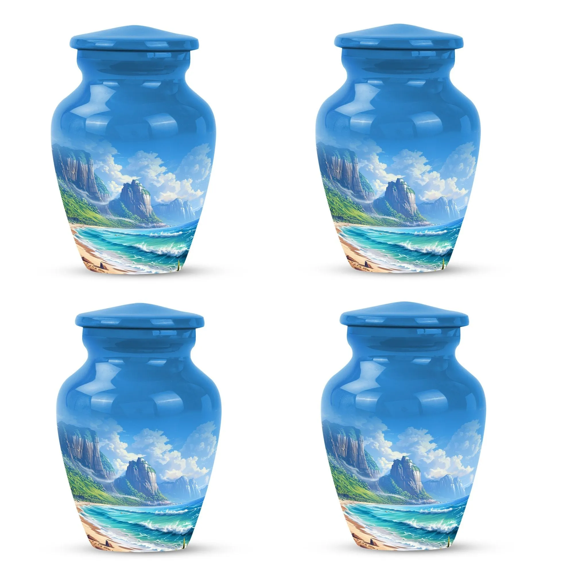 Beach Cremation Urns For Ashes Adult Male Large Memorial & Funeral Urn