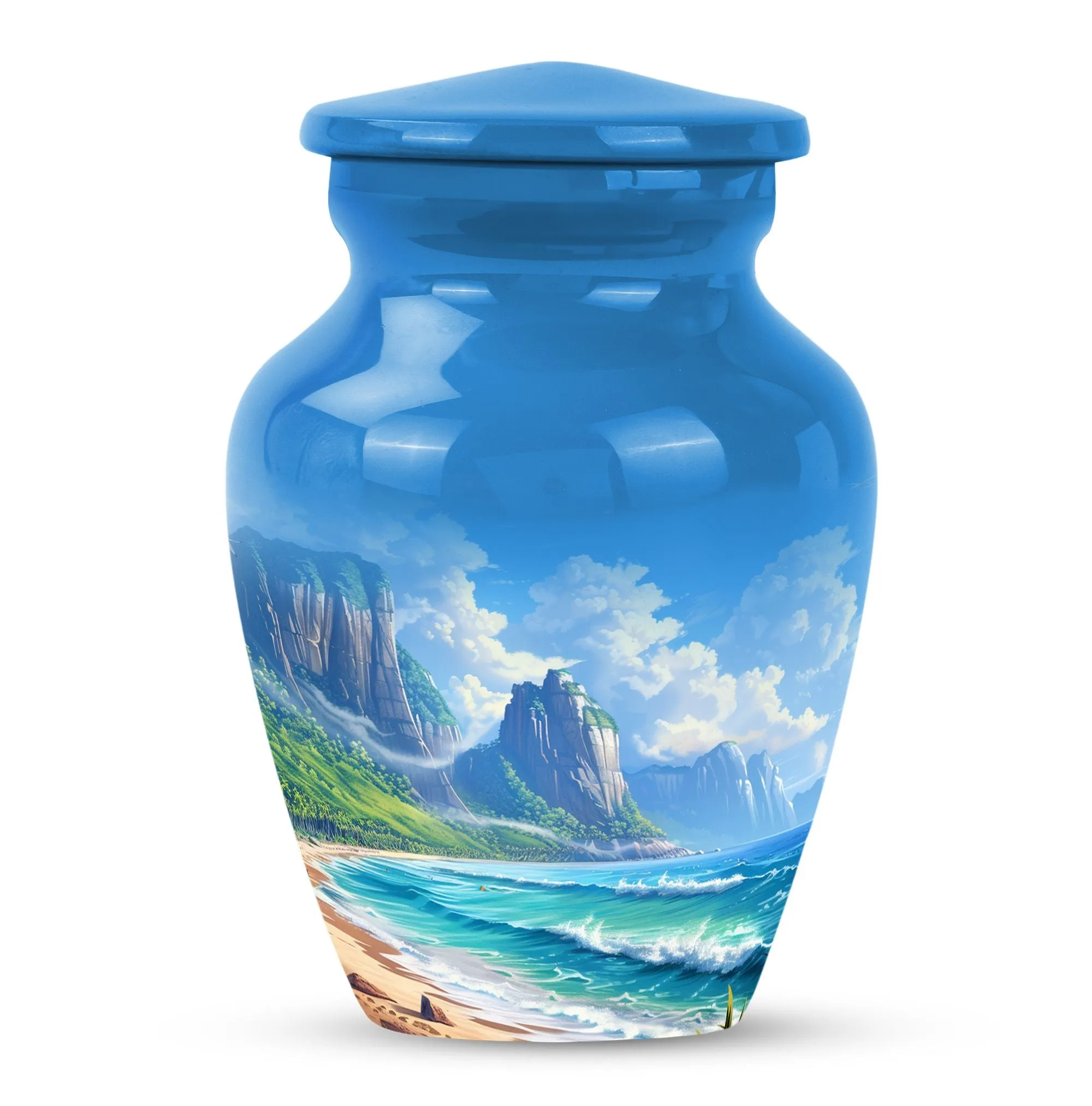 Beach Cremation Urns For Ashes Adult Male Large Memorial & Funeral Urn