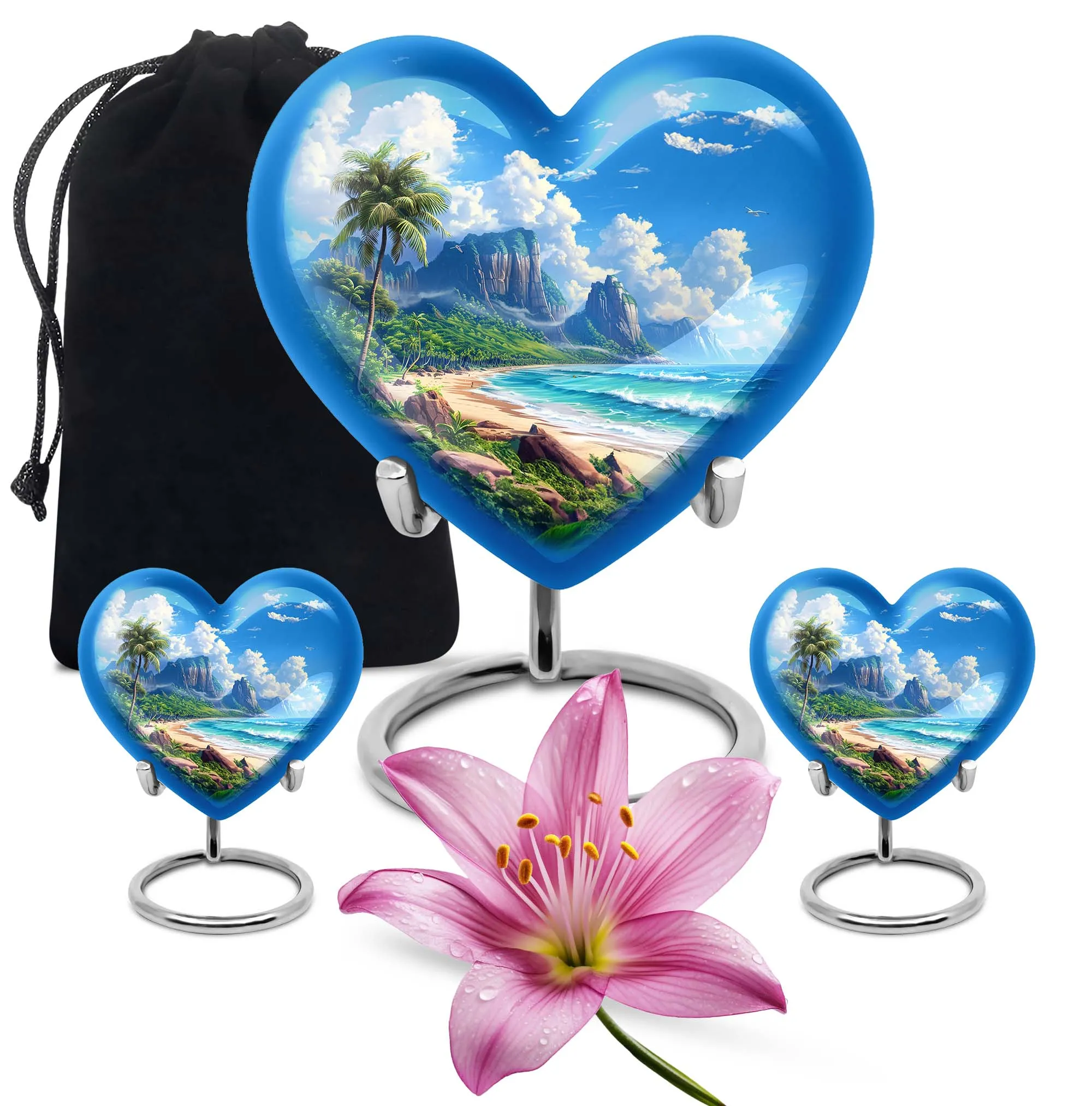 Beach Cremation Urns For Ashes Adult Male Large Memorial & Funeral Urn