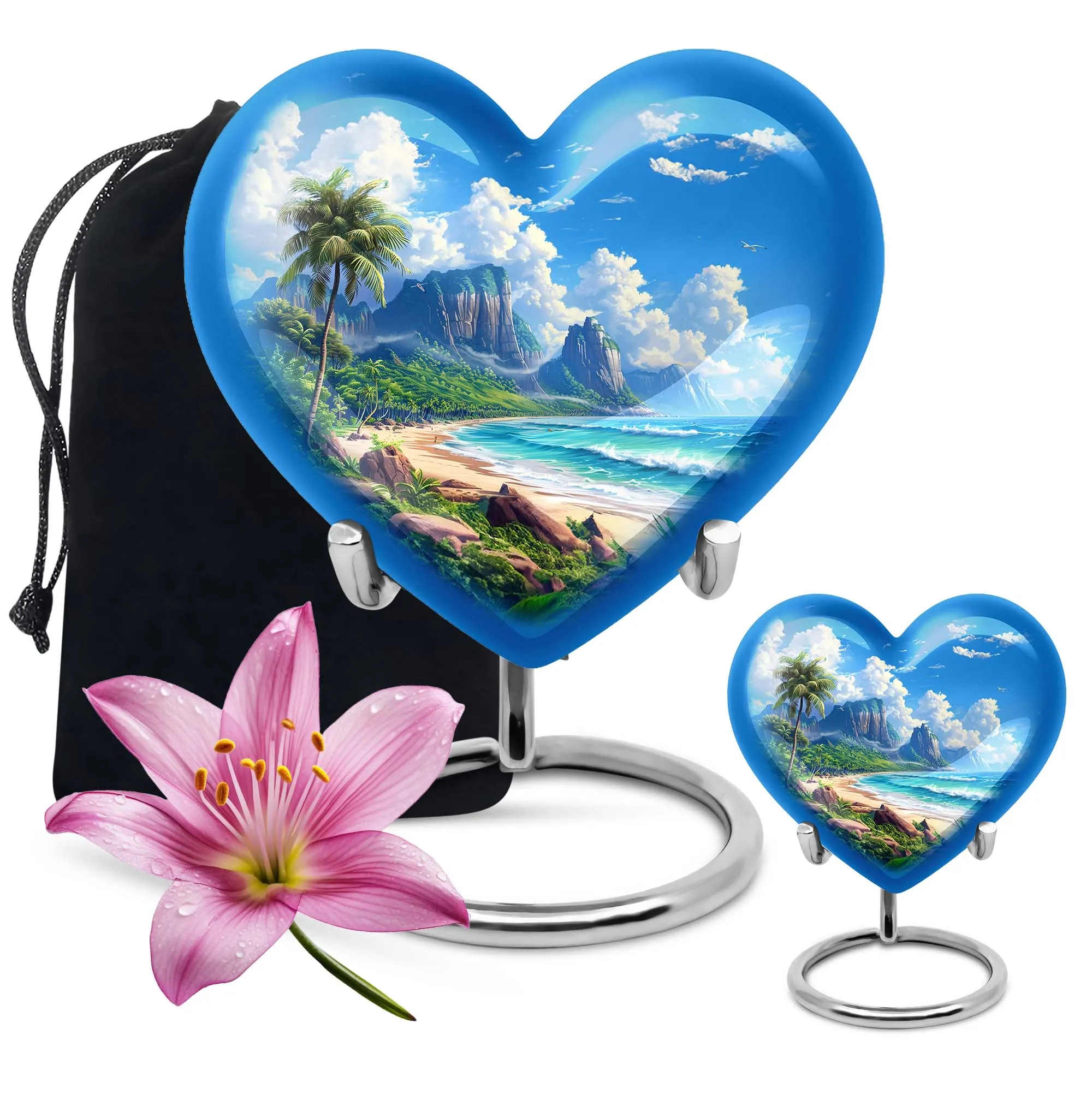 Beach Cremation Urns For Ashes Adult Male Large Memorial & Funeral Urn