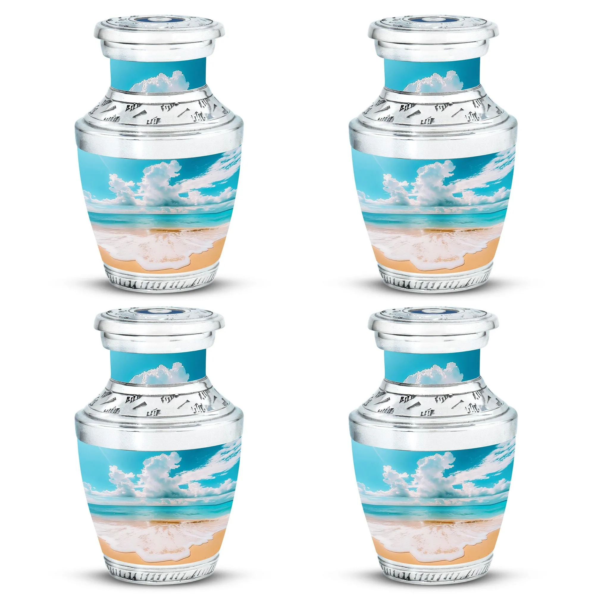Beach Small Urns For Human Ashes Adult Female Memorial & Funeral Urn