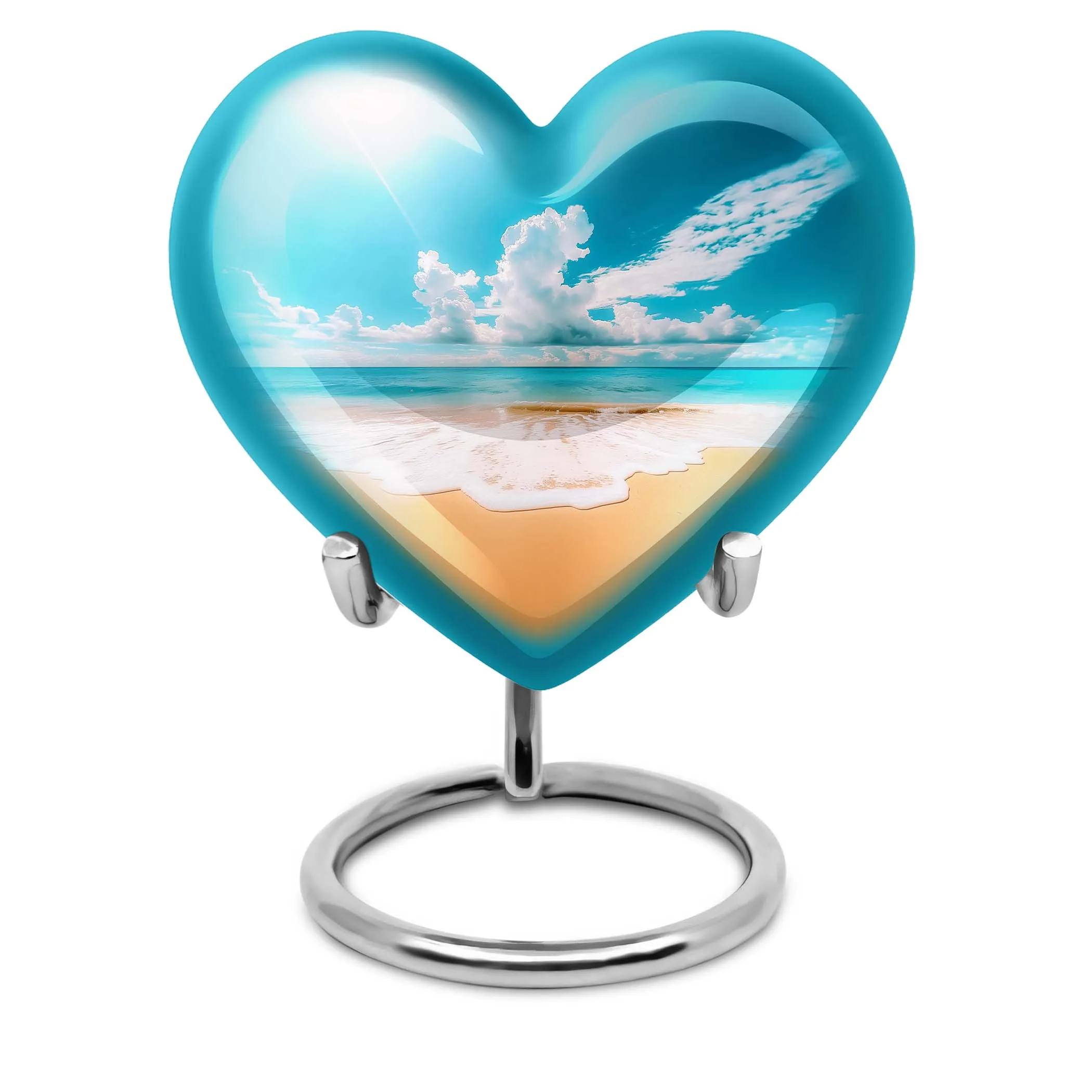 Beach Small Urns For Human Ashes Adult Female Memorial & Funeral Urn