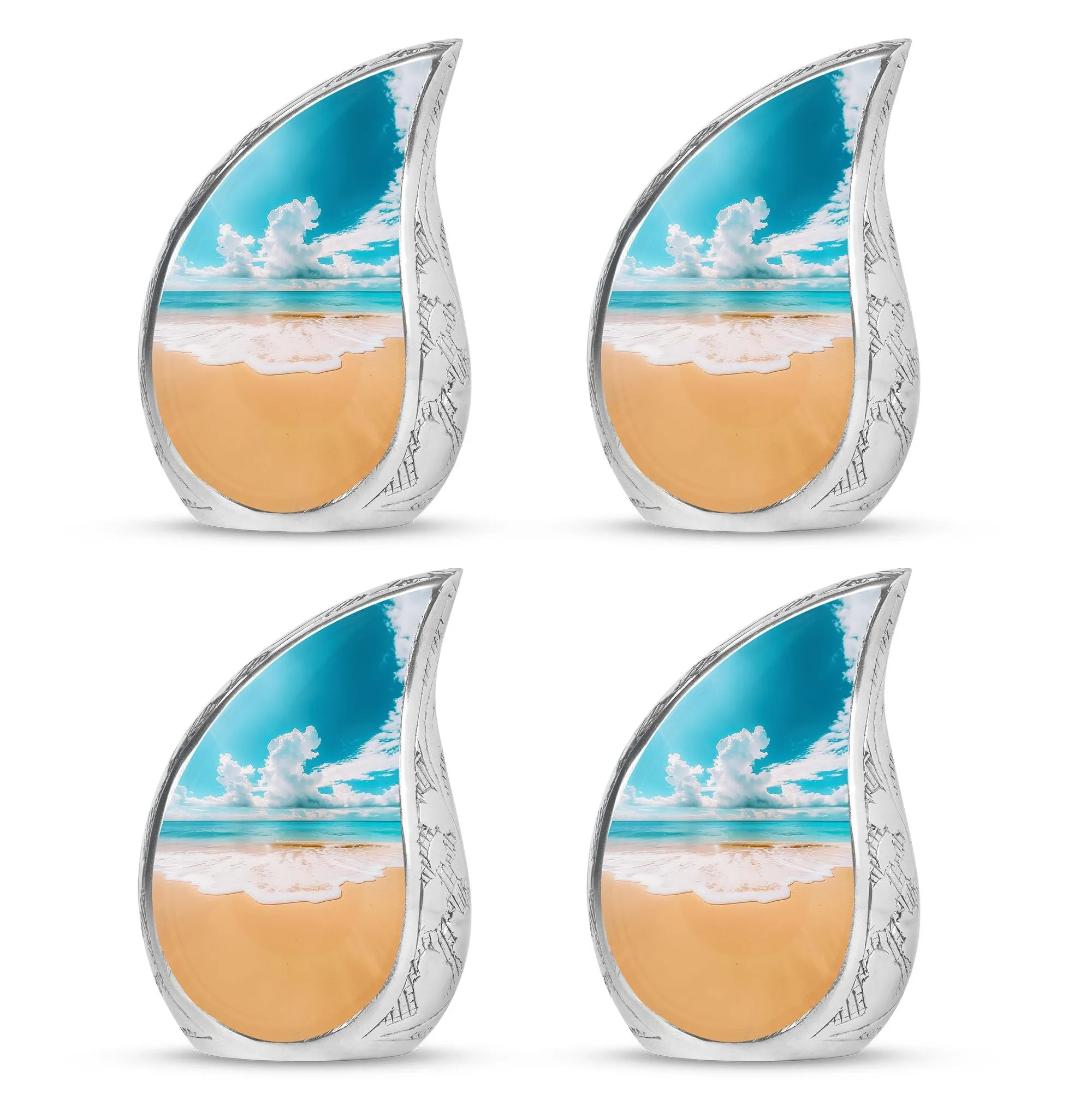 Beach Small Urns For Human Ashes Adult Female Memorial & Funeral Urn