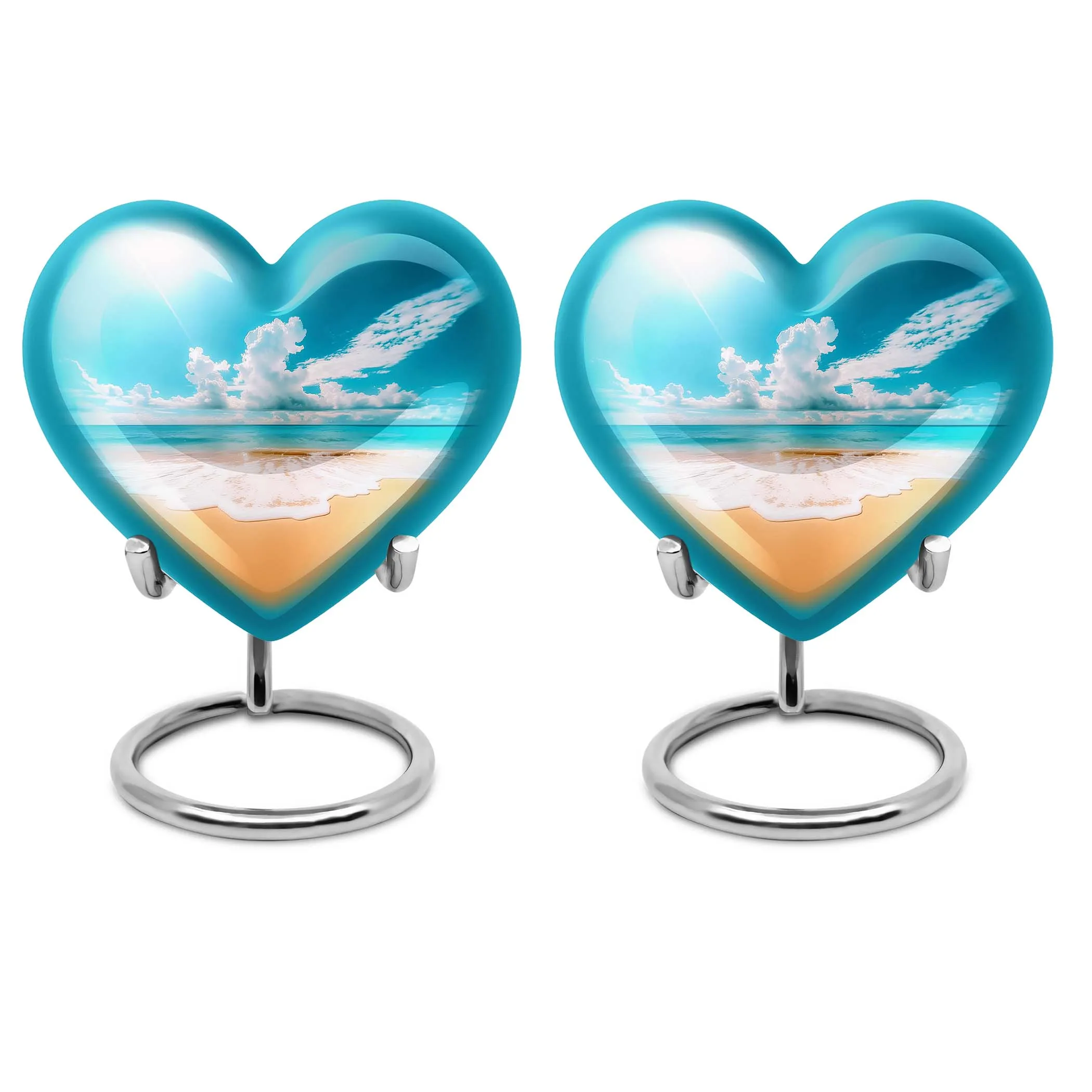Beach Small Urns For Human Ashes Adult Female Memorial & Funeral Urn