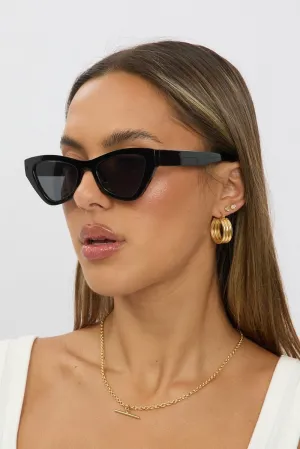 Black Cat Eye Sunglasses