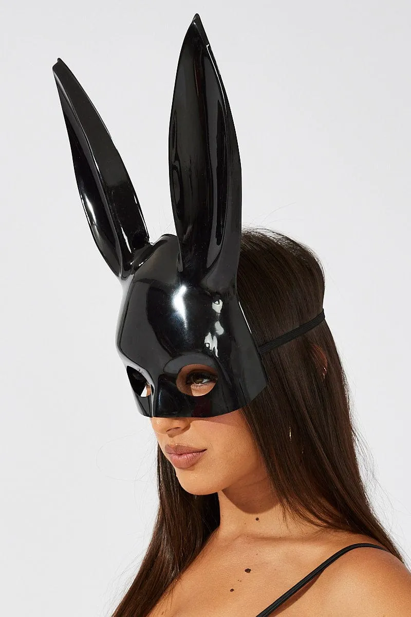Black Halloween Mask