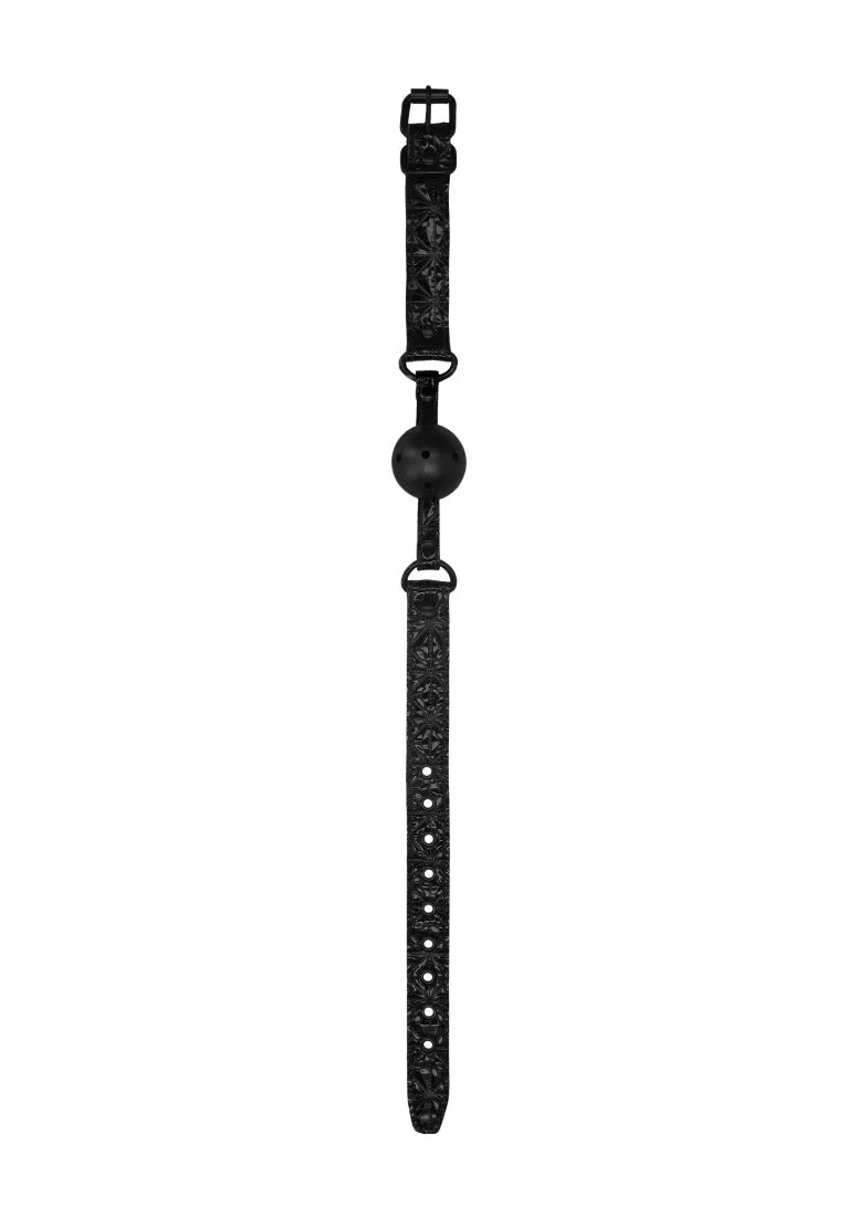 Breathable Luxury Ball Gag - Black
