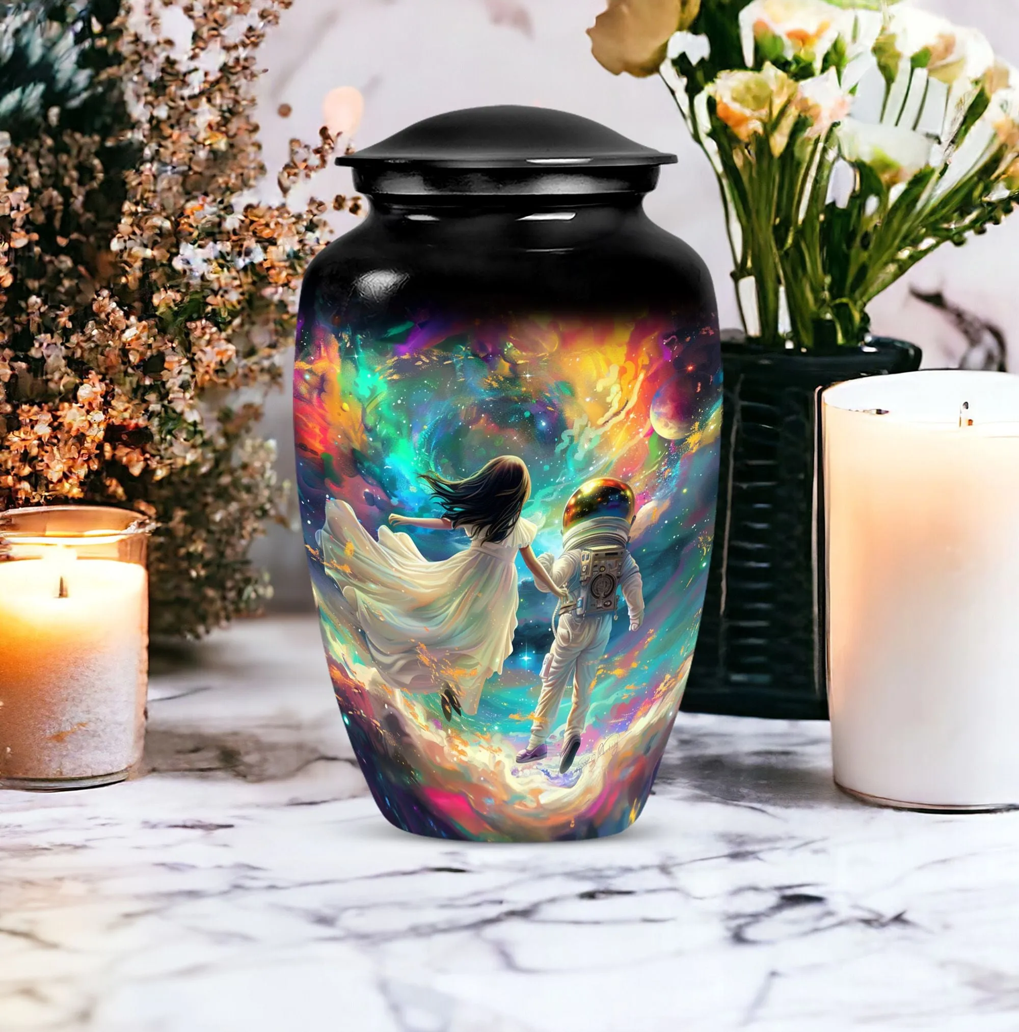 Brother and Sister Cremation Keepsake for Ashes Memorial Urn