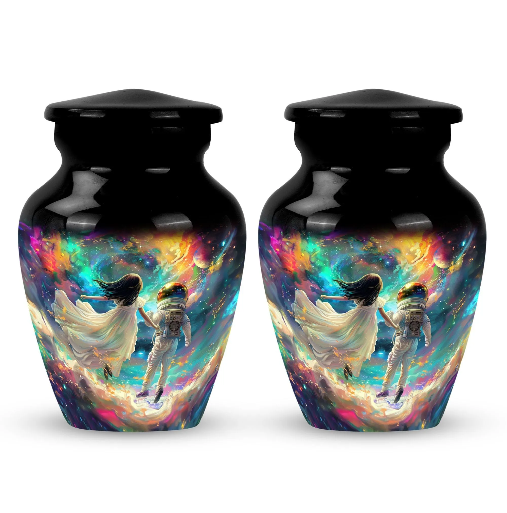 Brother and Sister Cremation Keepsake for Ashes Memorial Urn