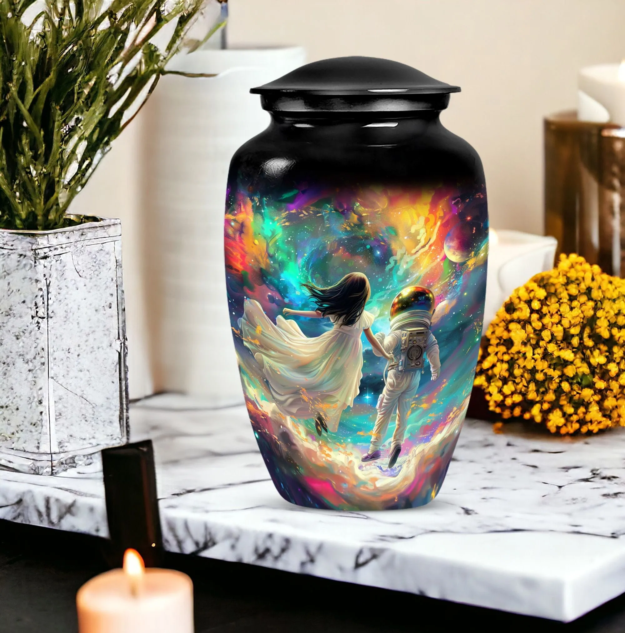 Brother and Sister Cremation Keepsake for Ashes Memorial Urn
